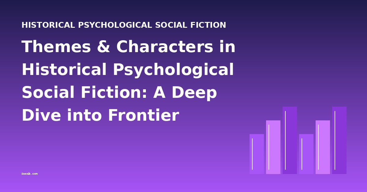 Themes & Characters in Historical Psychological Social Fiction: A Deep Dive into Frontier Identity