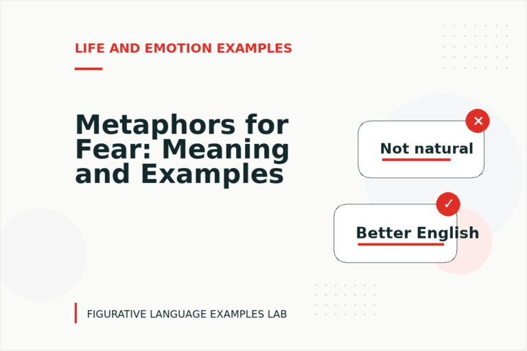 Metaphors for Fear: Meaning and Examples