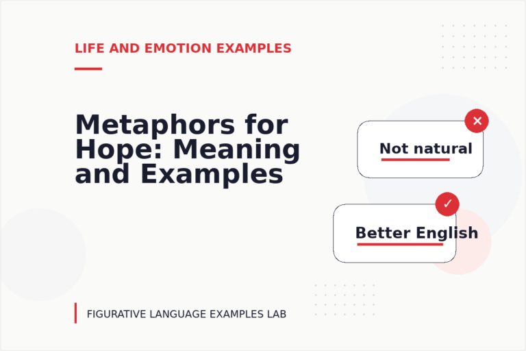 Metaphors for Hope: Meaning and Examples