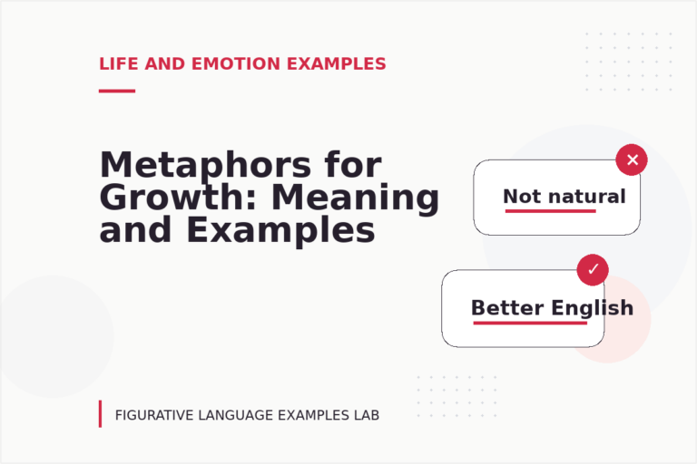 Metaphors for Growth: Meaning and Examples