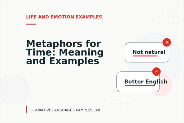 Metaphors for Time: Meaning and Examples