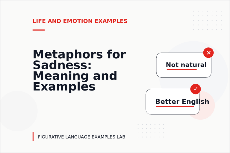 Metaphors for Sadness: Meaning and Examples Metaphors for Sadness: Meaning and Examples