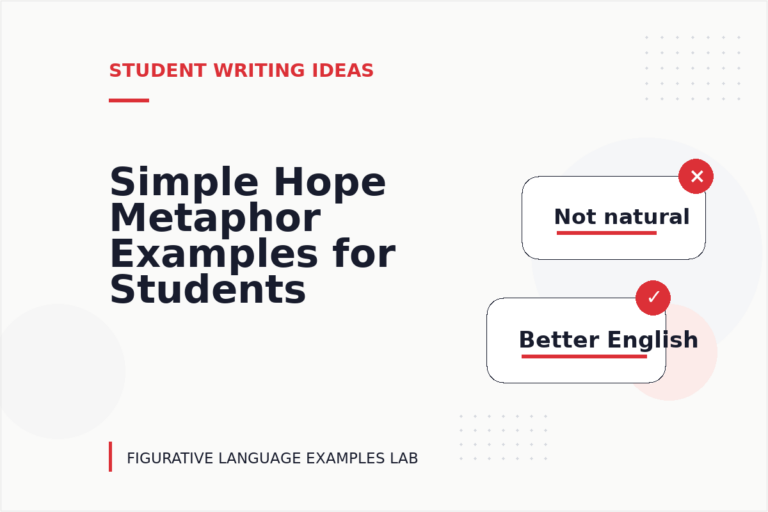 Simple Hope Metaphor Examples for Students