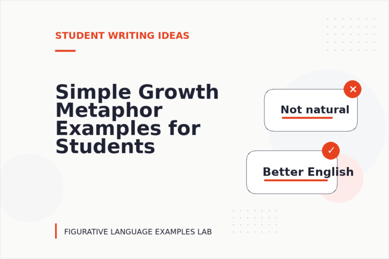 Simple Growth Metaphor Examples for Students