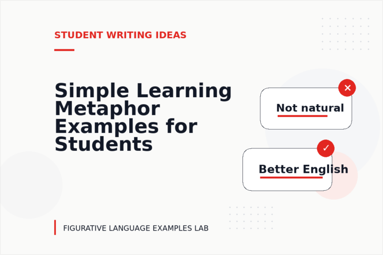 Simple Learning Metaphor Examples for Students
