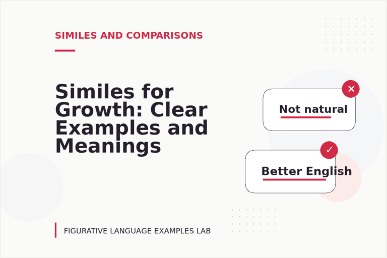 Similes for Growth: Clear Examples and Meanings
