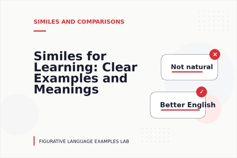 Similes for Learning: Clear Examples and Meanings