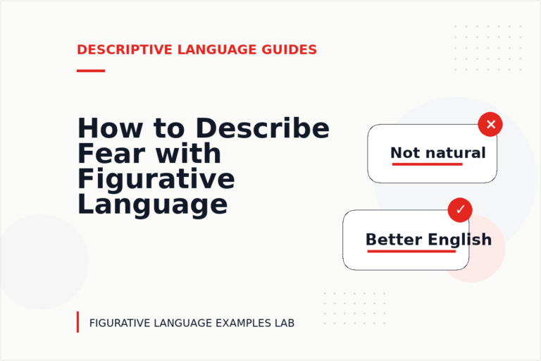 How to Describe Fear with Figurative Language